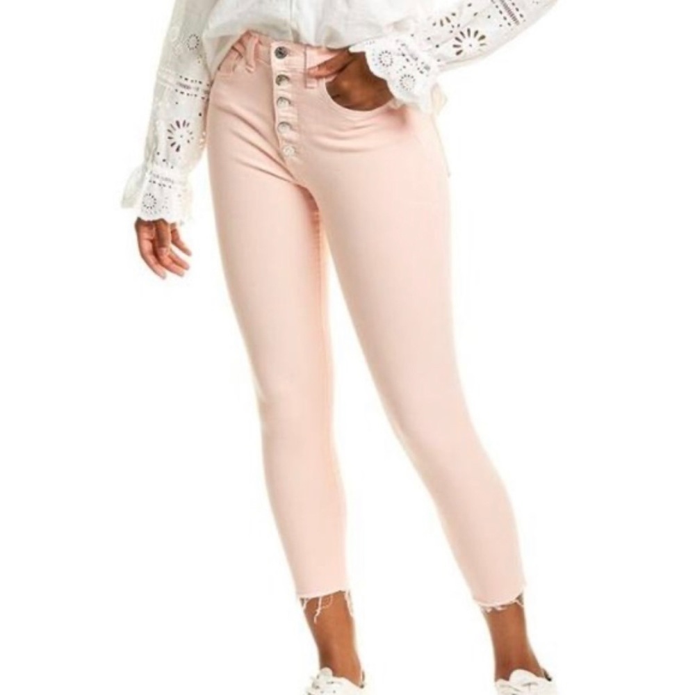 VERONICA Beard Debbie 10' Skinny‎ Jeans In Millennial Pink Size 29